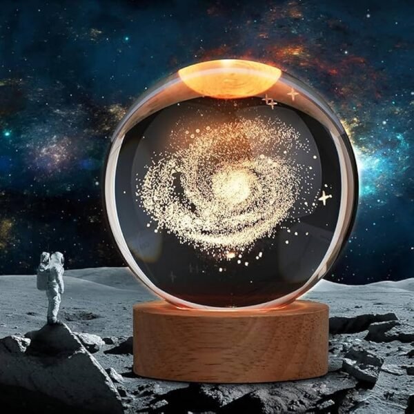 Unique Roz 3D Milky way Crystal Ball Night Light