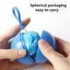 disposable raincoat with hood and attachable round case