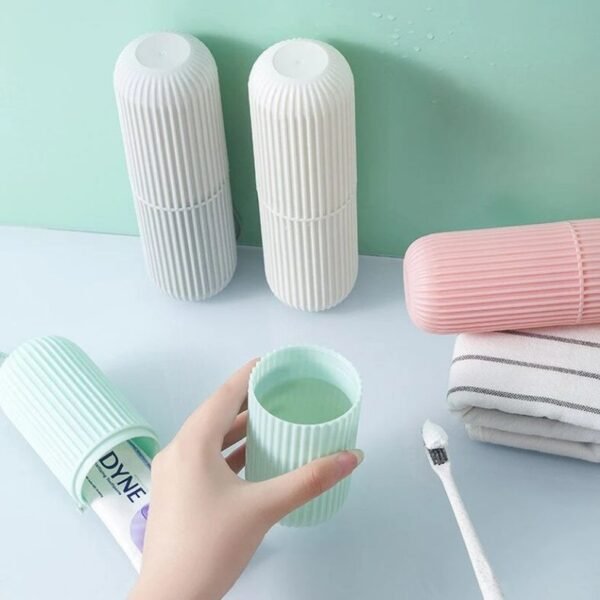 capsule shape multipurpose travel storage bottle