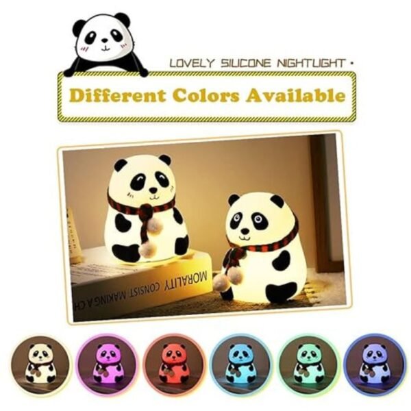 cute led panda night lamp