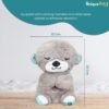 breathing teddy bear with sound