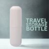 capsule shape multipurpose travel storage bottle