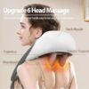 neck & shoulder massagers with heat, electric rechargeable