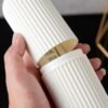 capsule shape multipurpose travel storage bottle