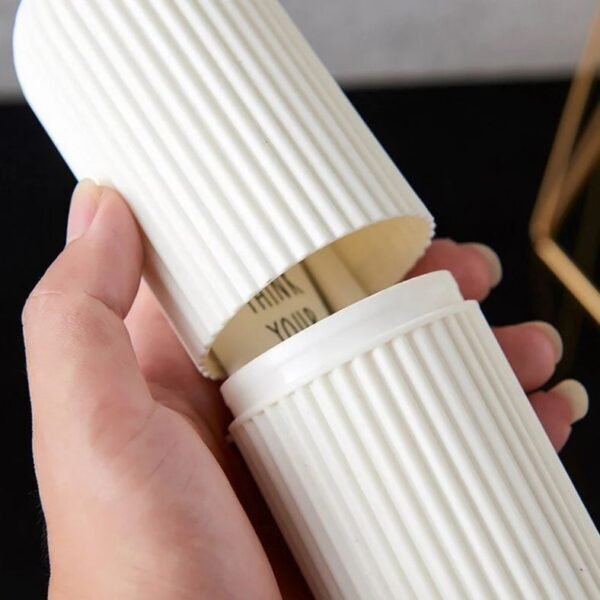 capsule shape multipurpose travel storage bottle
