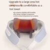 neck & shoulder massagers with heat, electric rechargeable