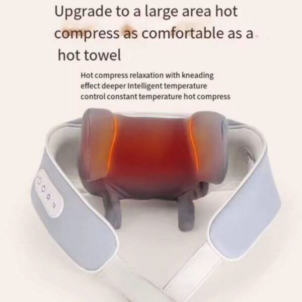 neck & shoulder massagers with heat, electric rechargeable