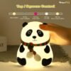 cute led panda night lamp