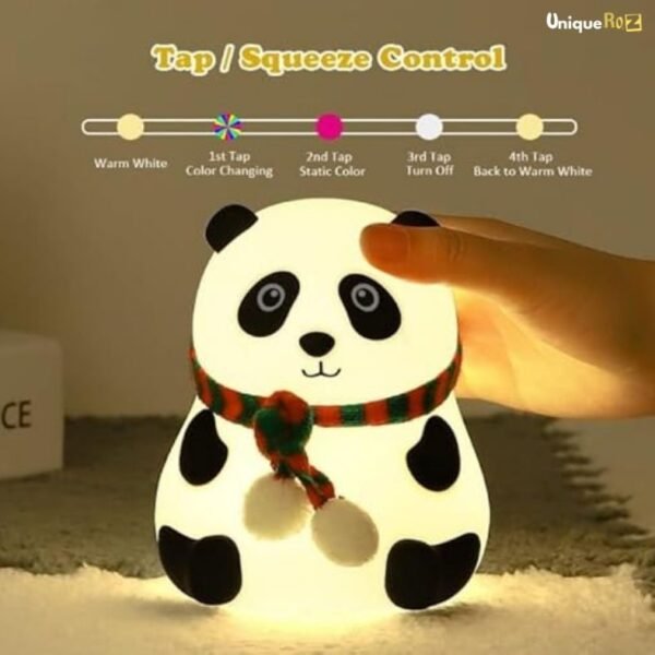 cute led panda night lamp