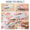 2 in 1 mini bag sealer & cutter machine