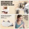 neck & shoulder massagers with heat, electric rechargeable