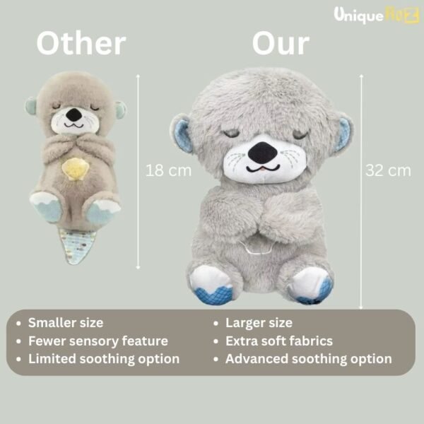 breathing teddy bear with sound