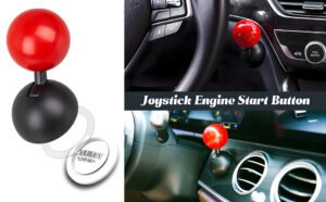 ball design car push start button rocker / cover