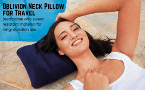 Velvet Air Inflatable Travel Pillow (Blue) velvet air inflatable travel pillow (blue)
